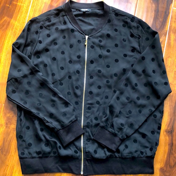 Black light weight zipper jacket - Picture 1 of 3